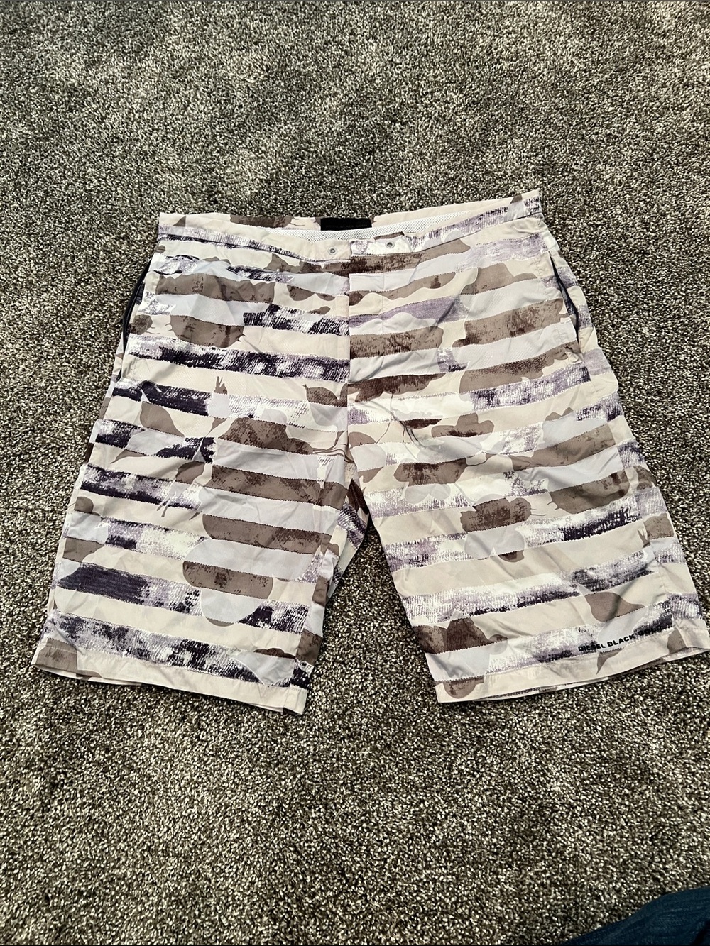 Men’s Diesel Size S Striped Swim Trunks
